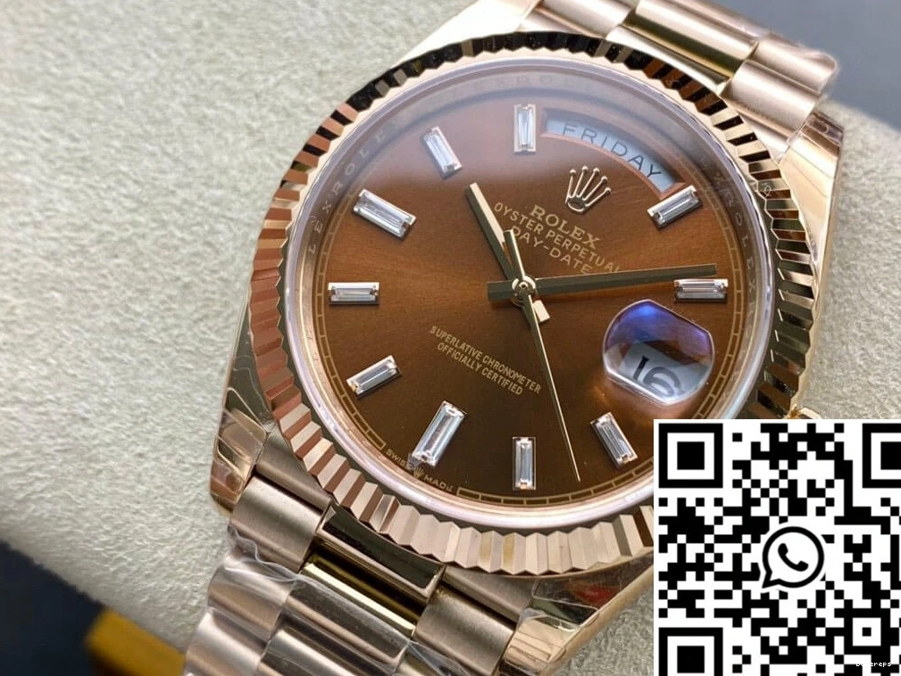 Rose Gold EW Factory V2 Rolex 228235 Date Day 0308